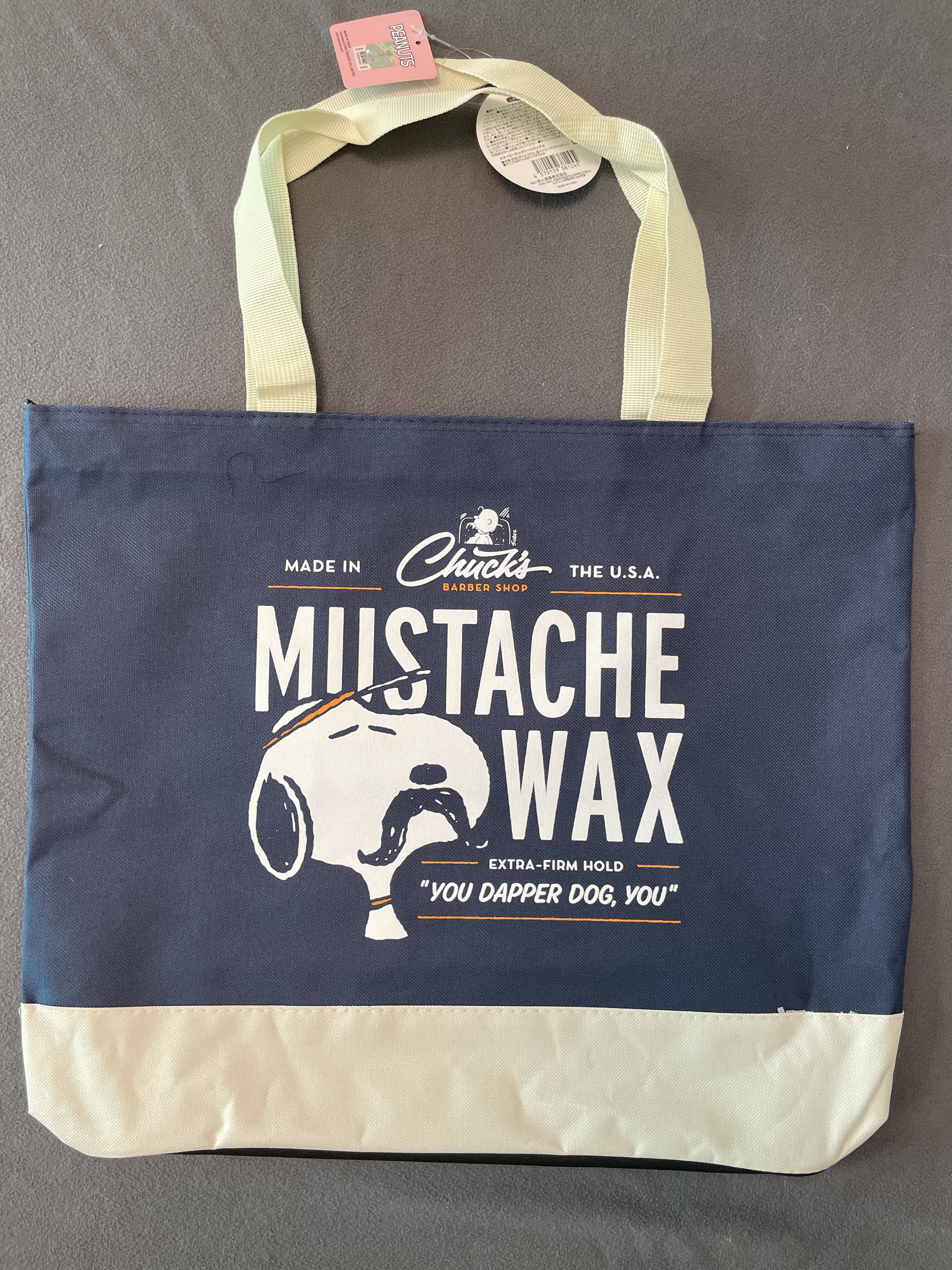 日本進口！[Snoopy☆可愛] 大容量帆布Tote Bag！