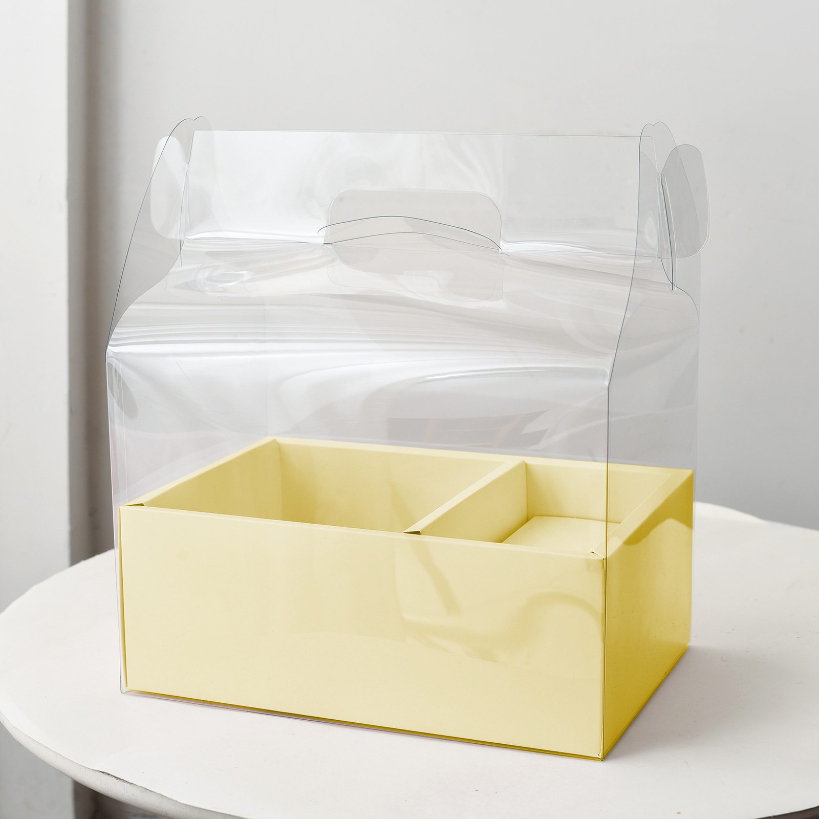 包裝 透明鮮花蛋糕盒 單入