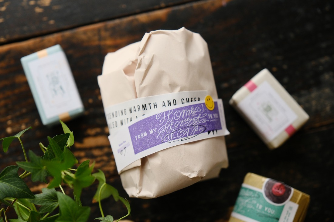 Ours Rubber Stamp - Love Label