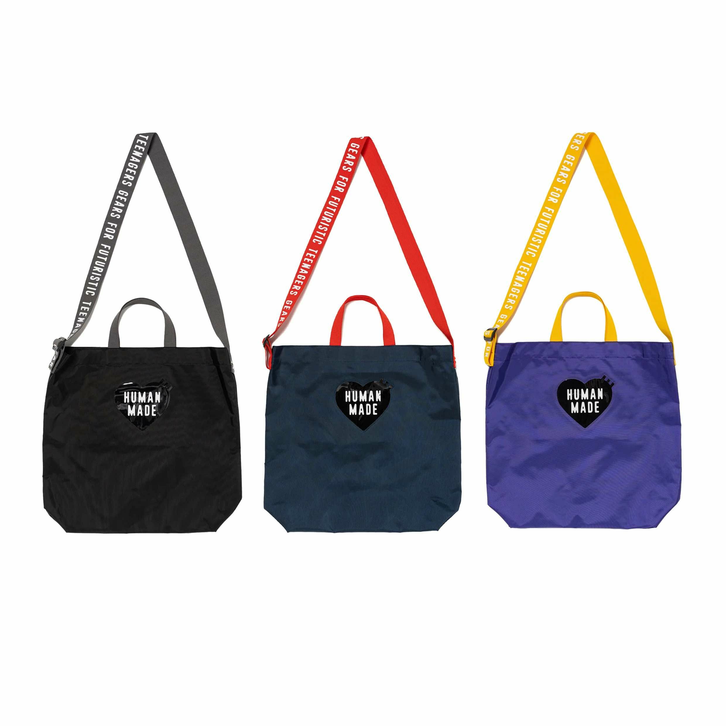 バッグ HUMAN MADE SHOULDER TOTE BAG Human Made Shoulder Tote Bag (3Colors)