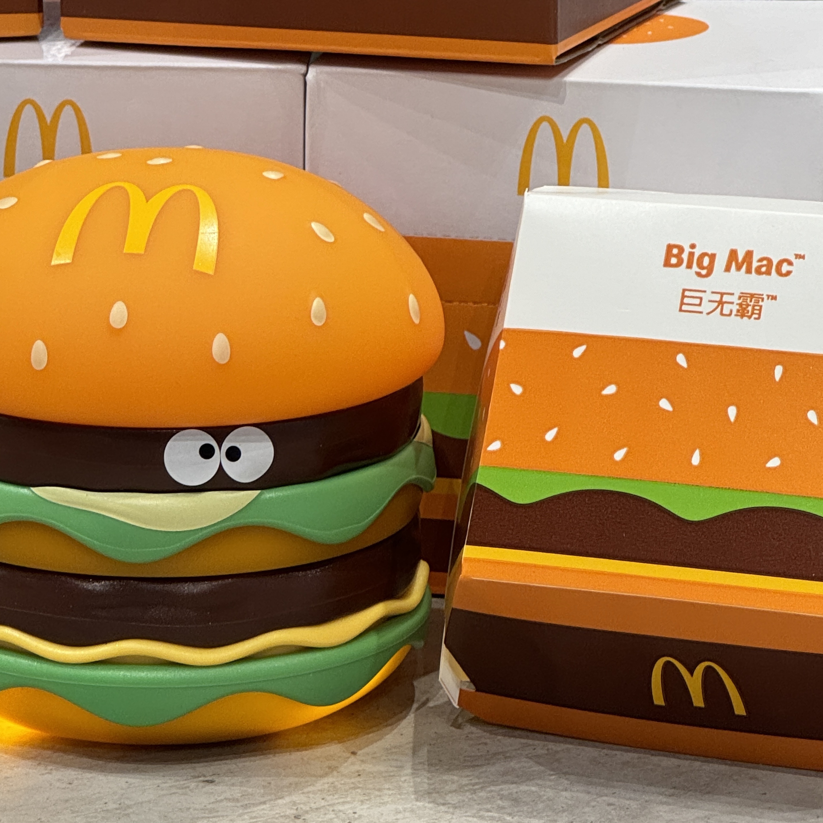 麥當勞 拍拍夜燈 小燈 漢堡 裝飾 擺設 / 現貨