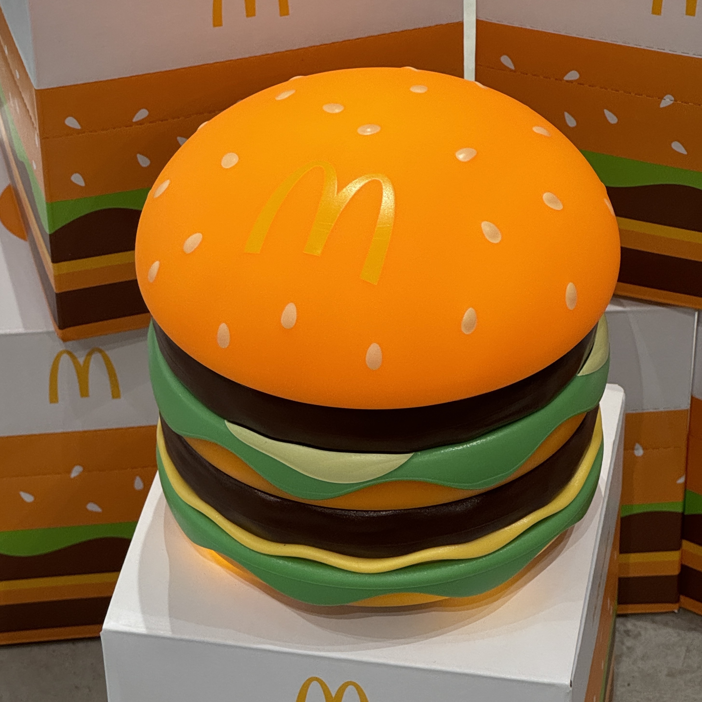 麥當勞 拍拍夜燈 小燈 漢堡 裝飾 擺設 / 現貨