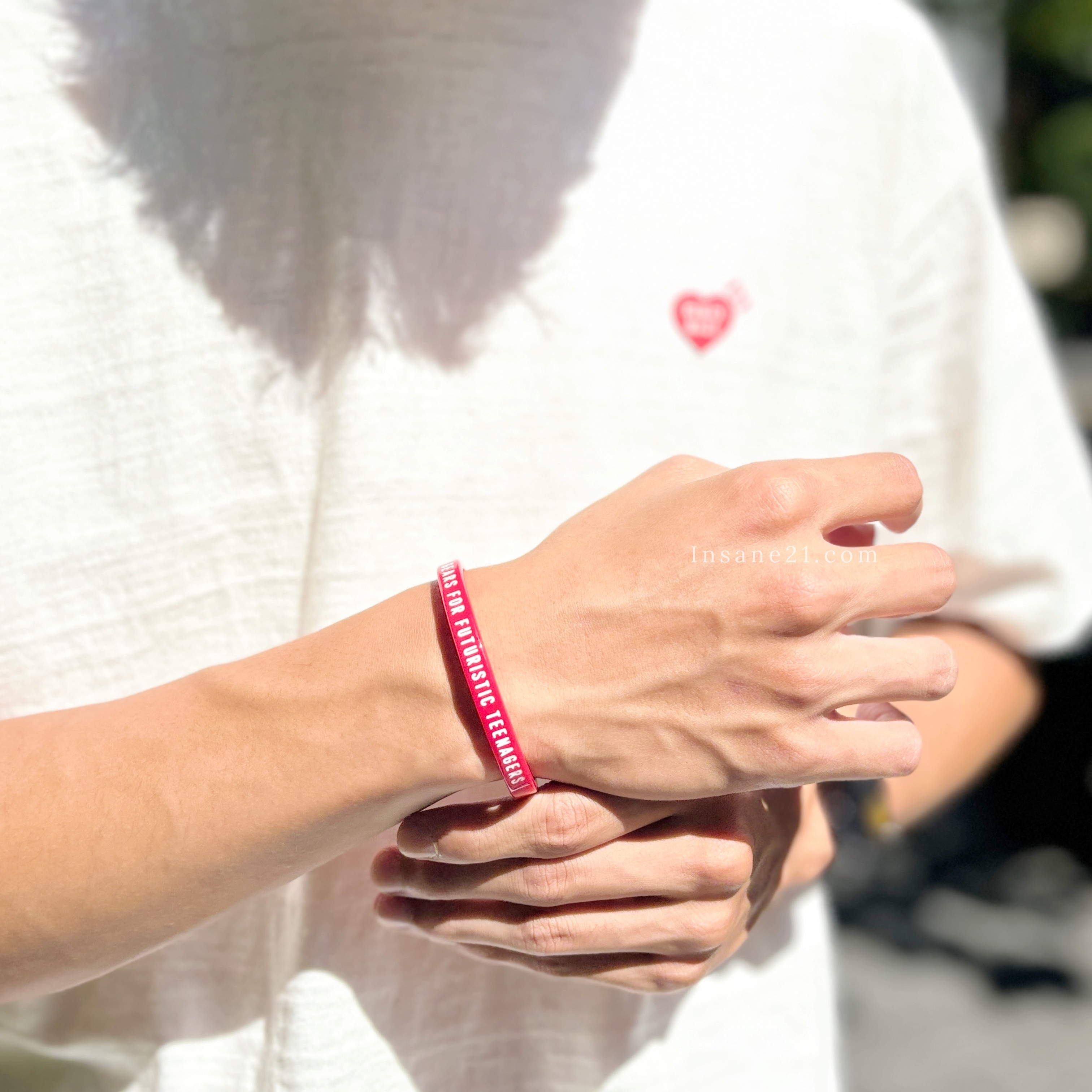 HUMAN MADE 白紅 藍 紅 文字 手環 HM25GD123/HM27GD140 現貨