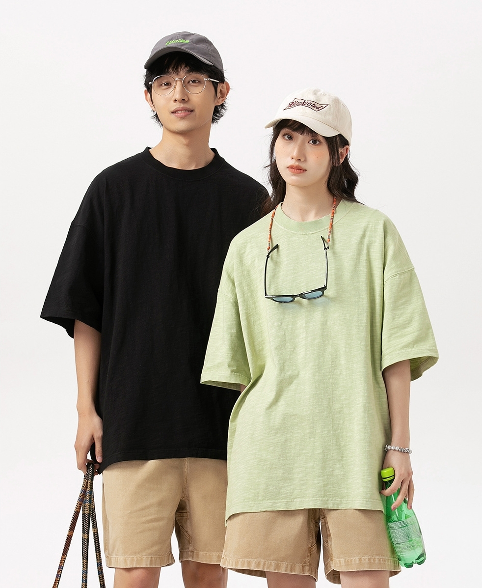 8M23 基礎款竹節棉素色短棉TEE 八色