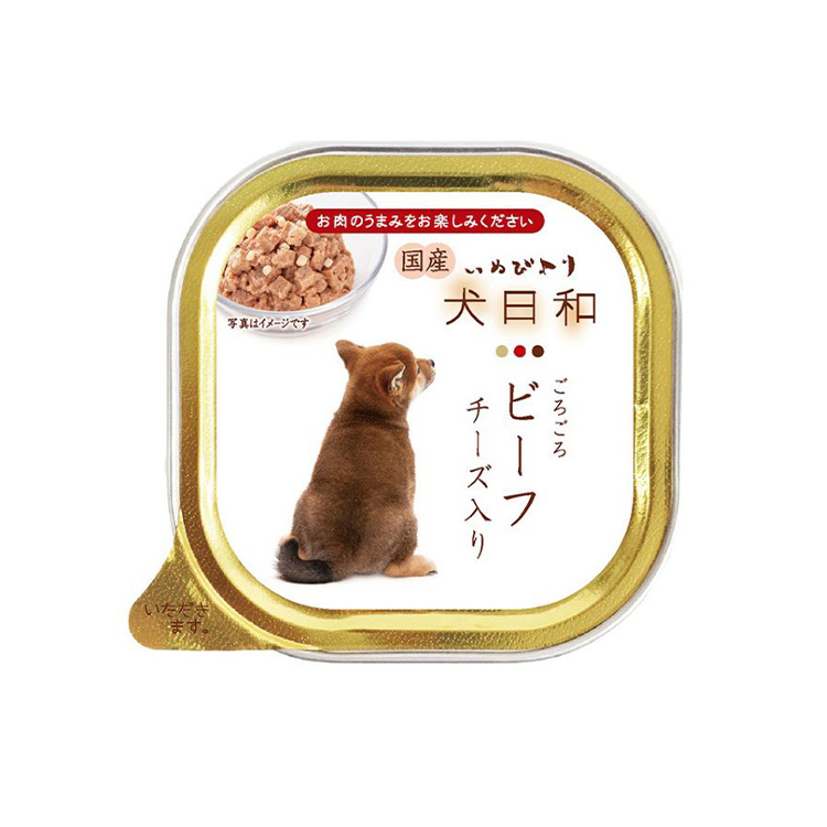 犬日和 牛肉芝士味濕糧 100g