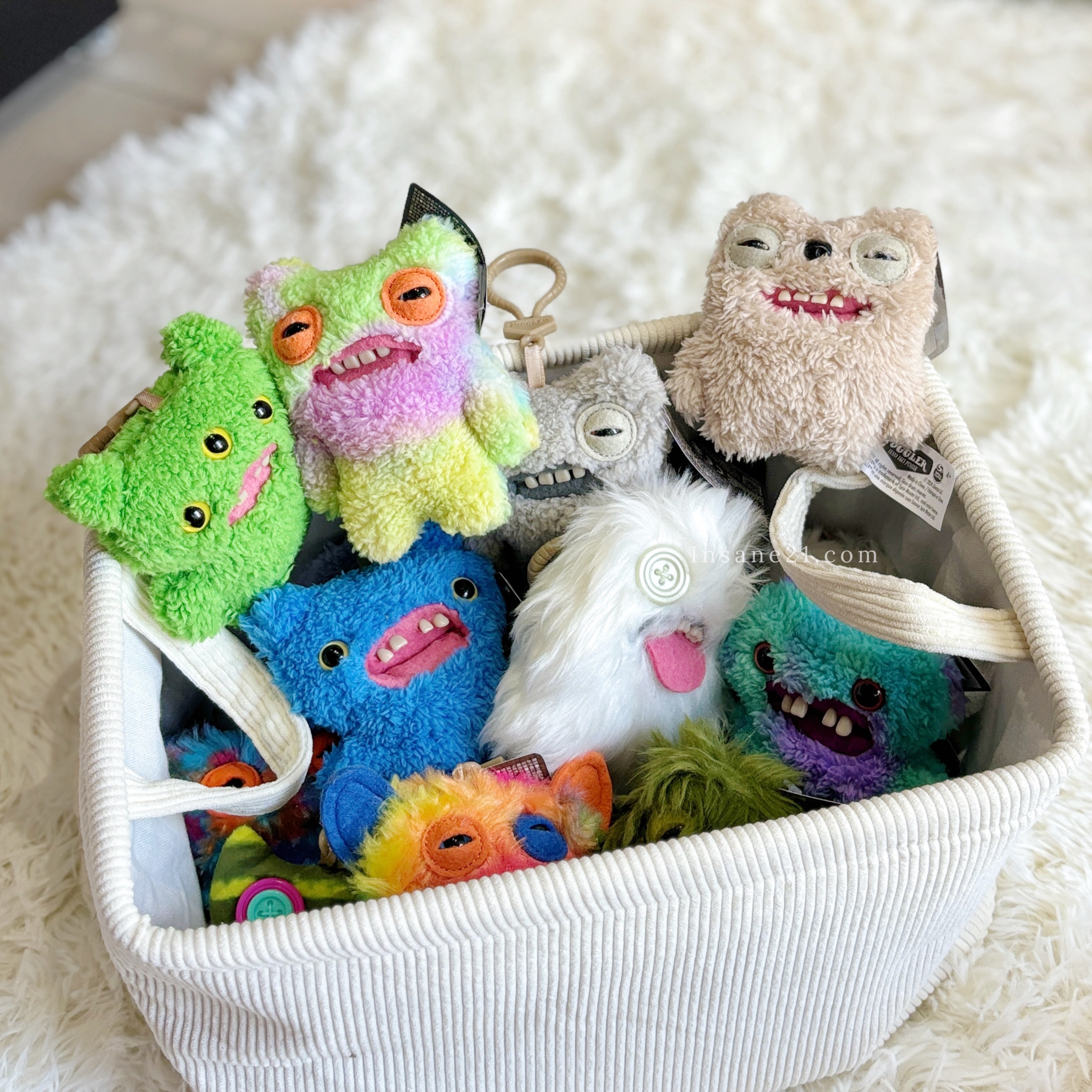 FUGGLER 牙寶 『基本款』 缺牙 萌牙怪獸 醜娃 吊飾 鑰匙圈 /現貨