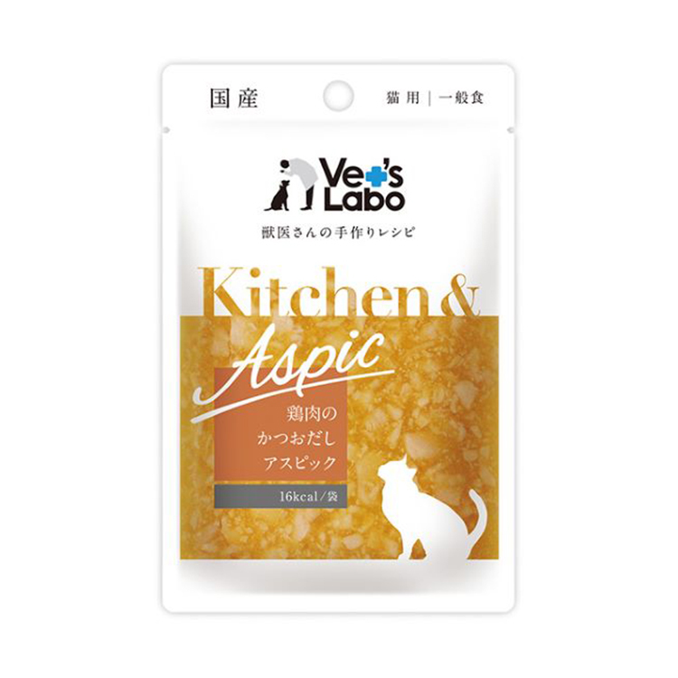 Vet's labo Kitchen & Aspic 貓用 雞肉鰹魚湯 肉凍 40g