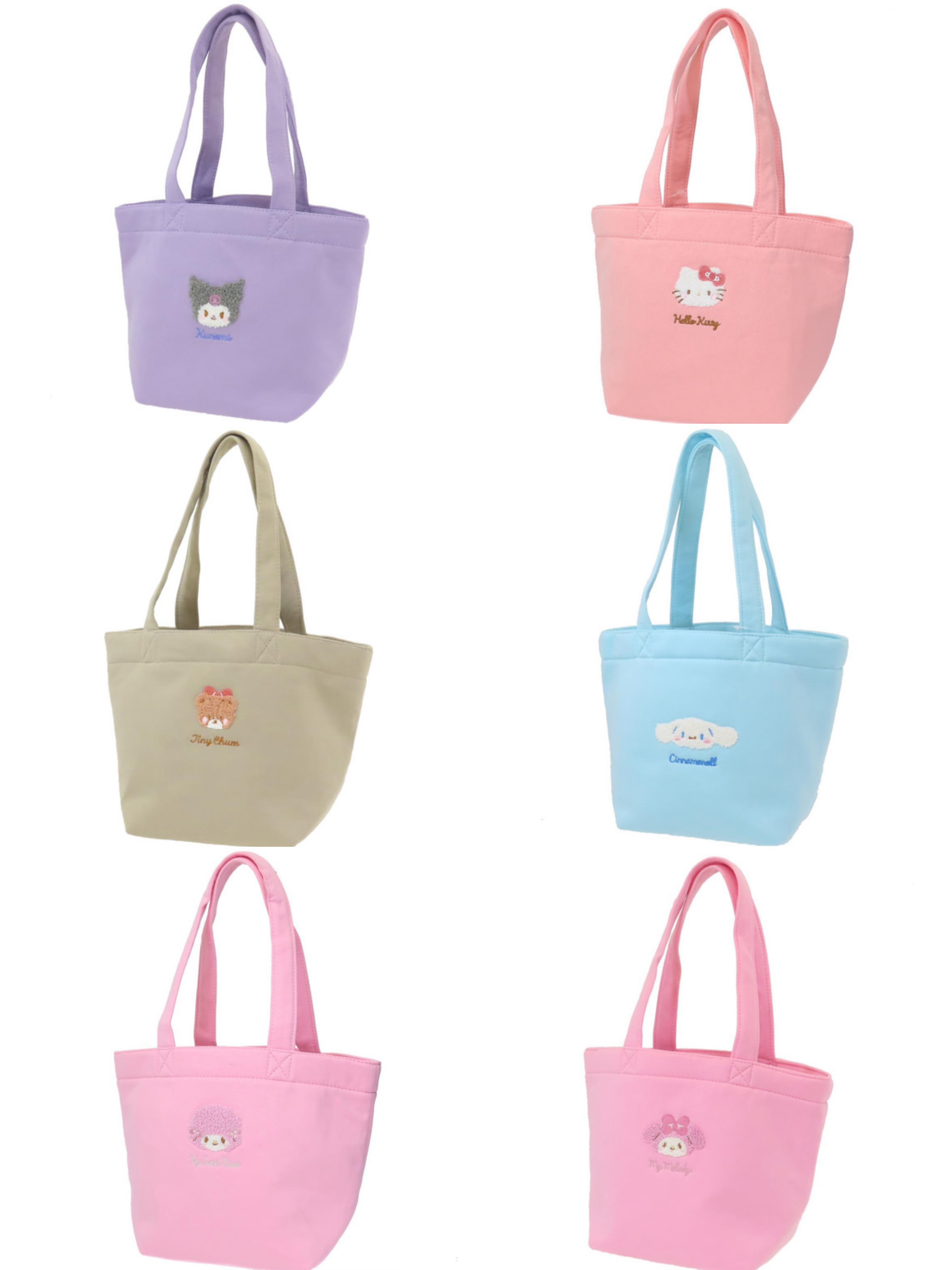 日本限定 sanrio 三麗鷗 布料手提午餐袋 中包