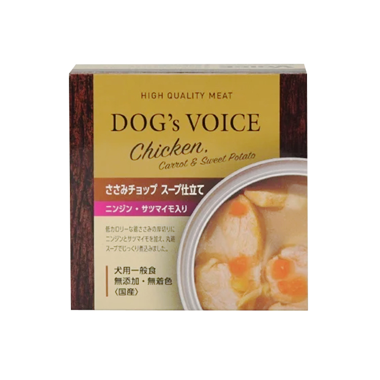 DOG'S VOICE 犬用 雞肉 紅蘿蔔 甜薯罐 85g