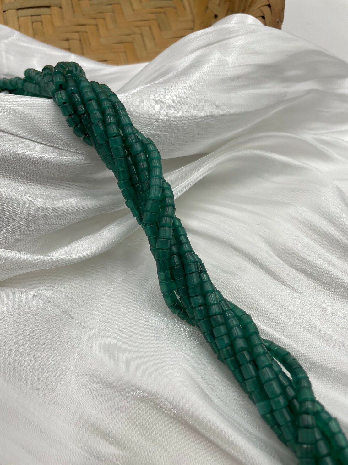 琉璃素色珠-綠色