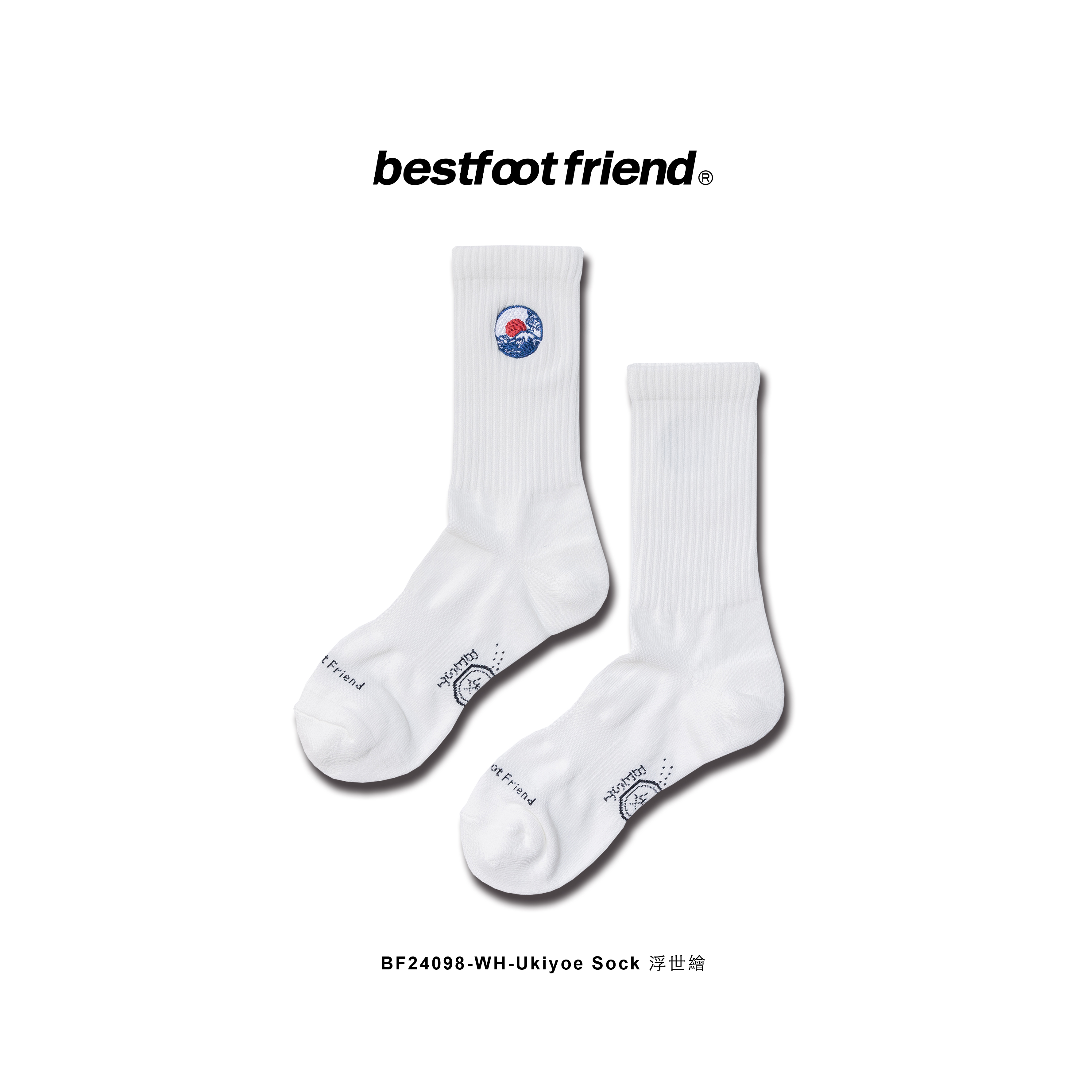 【車庫服飾】BEST FOOT FRIEND / Ukiyoe Sock 浮世繪