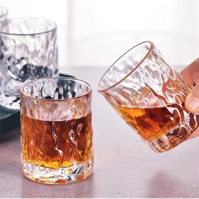 水波紋耐熱玻璃杯