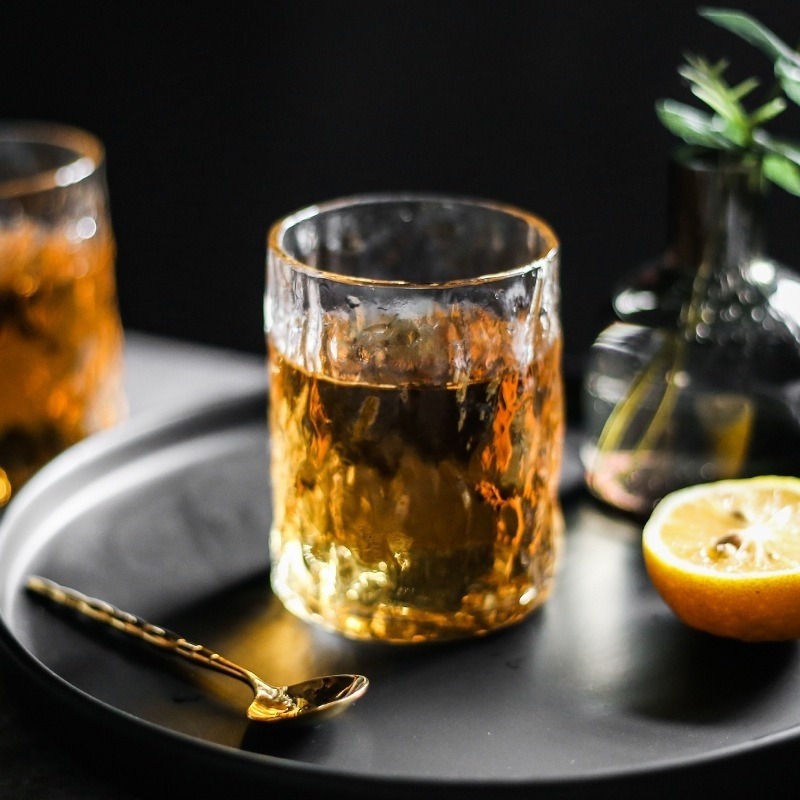 水波紋耐熱玻璃杯