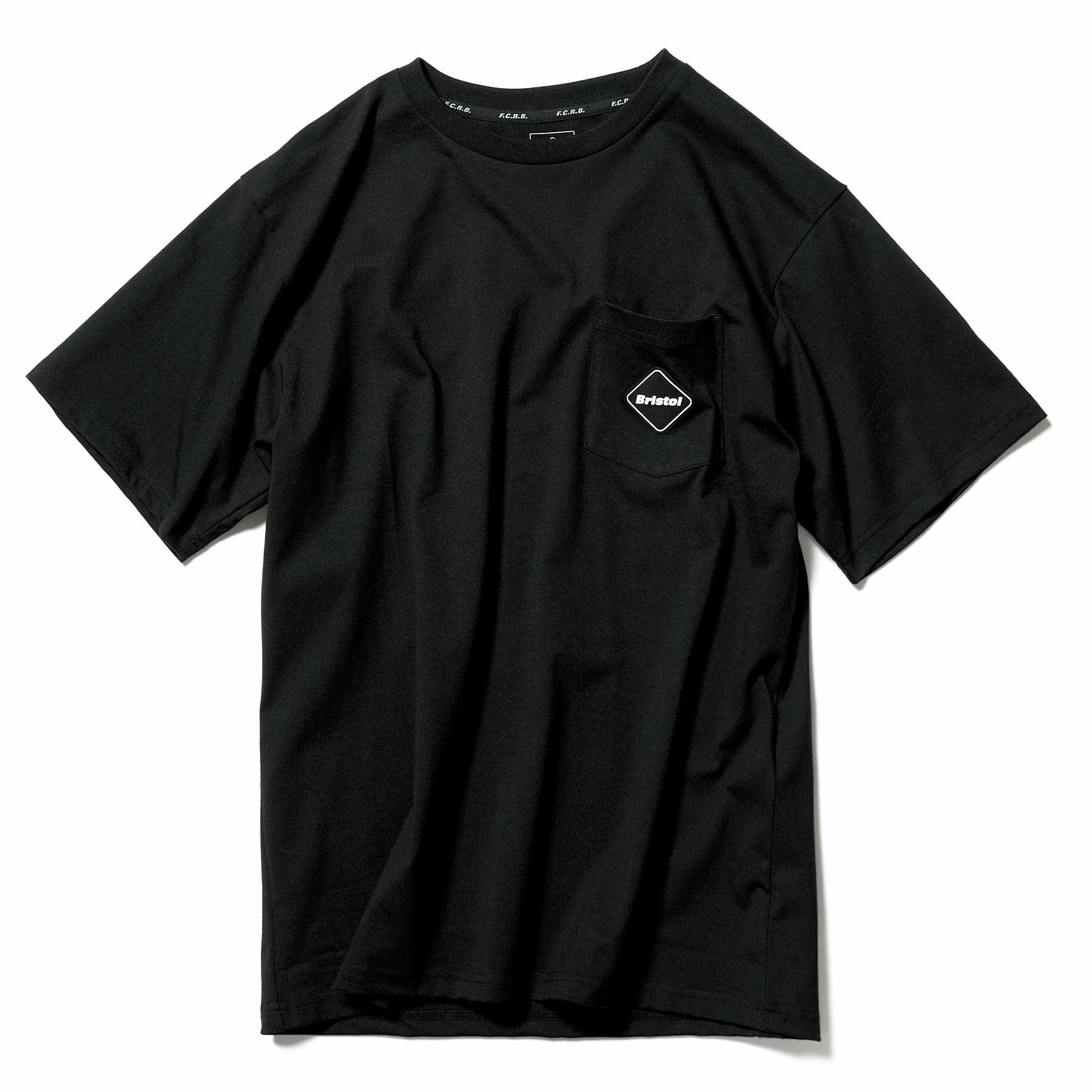 2021SS F.C.Real Bristol FCRB BIG VERTICAL LOGO 口袋 短T 現貨