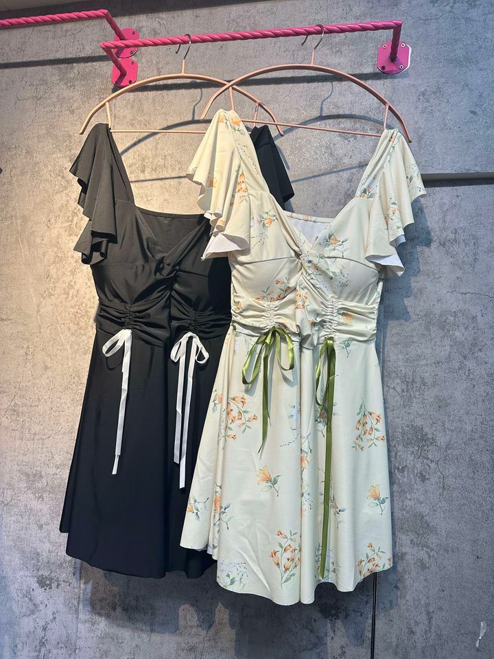 微甜雙腰抽繩泳裝