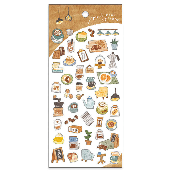 Mindwave Sticker Sheet - Mohoroba Series - Cafe