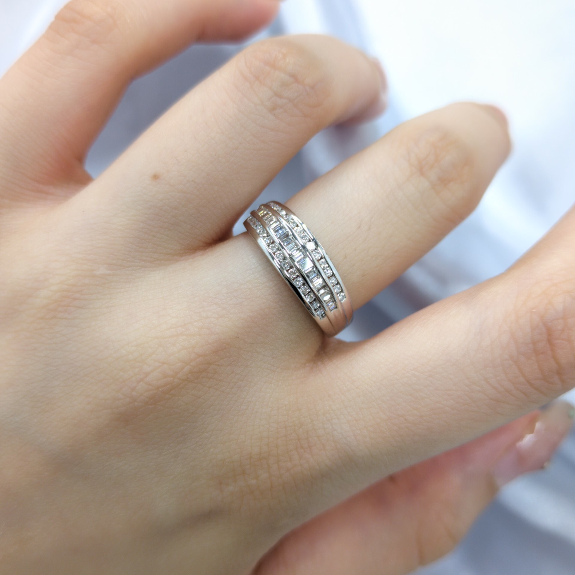 18K White Gold 0.45ct Diamond Ring