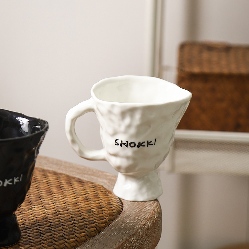 《4579》手捏感不規則造型馬克杯280ml