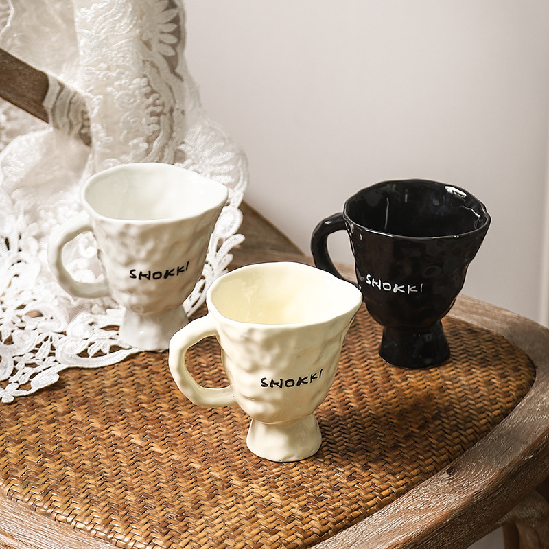 《4579》手捏感不規則造型馬克杯280ml