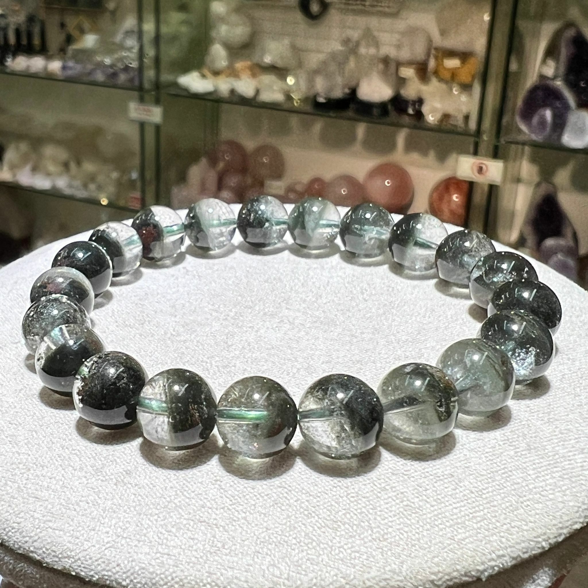 綠幽靈手串 9mm+/-