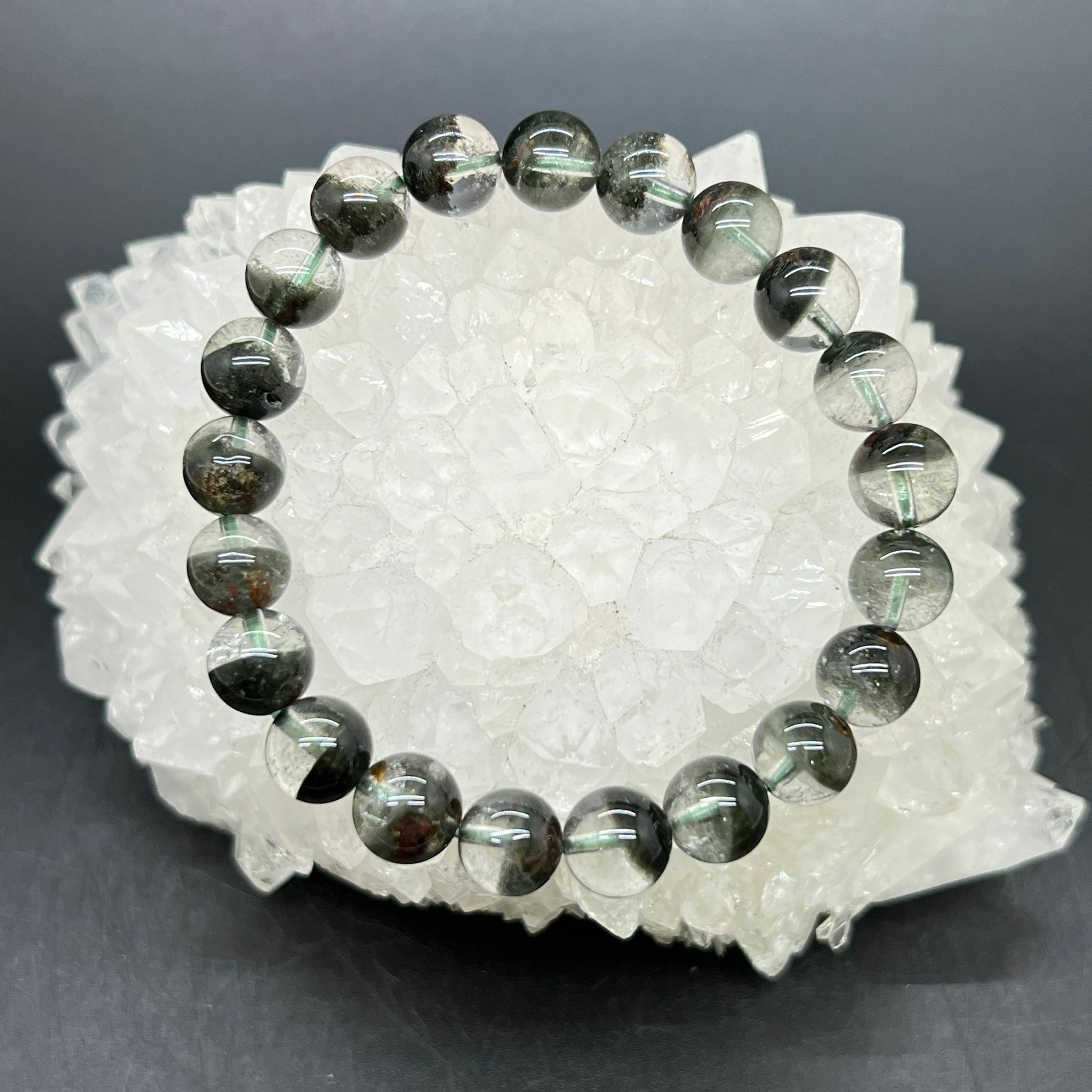 綠幽靈手串 9mm+/-