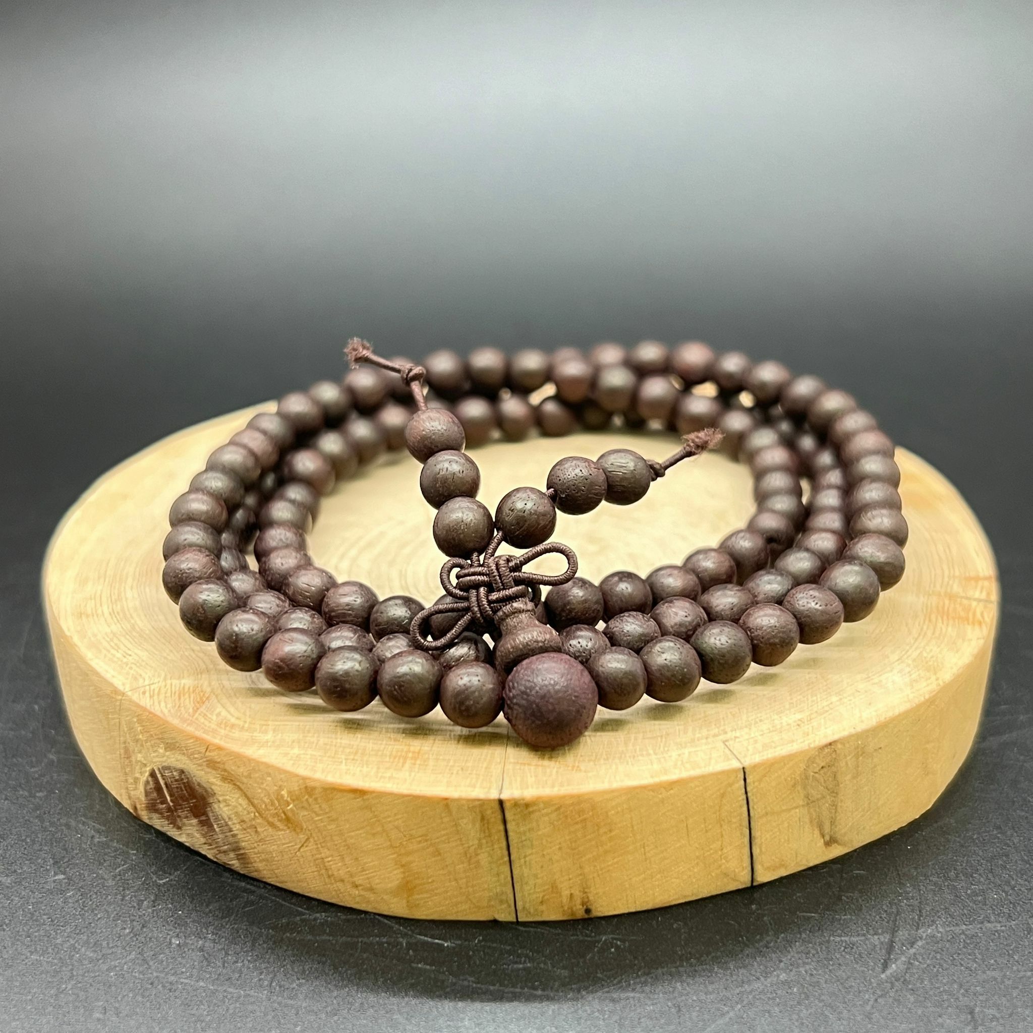 天然木108珠串 6mm+/-