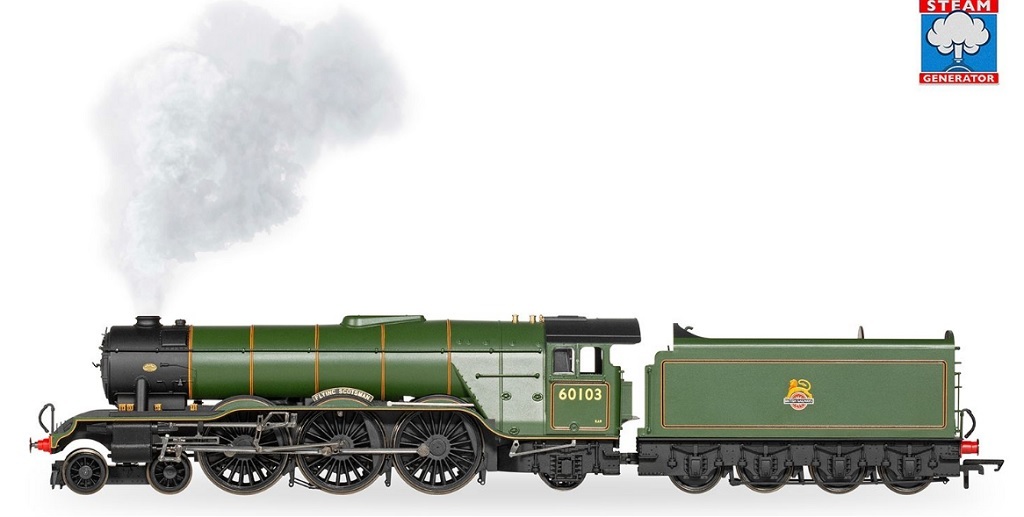 Hornby R3991SS OO scale BR, A3 Class, 'Flying Scotsman' With Steam Generator, Diecast Footplate & Flickering Firebox - Era 4