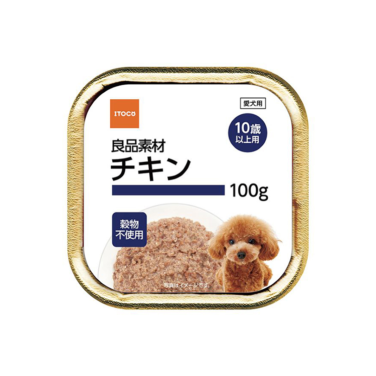 良品素材 10歲以上 犬用 無穀物 雞肉濕糧 100g