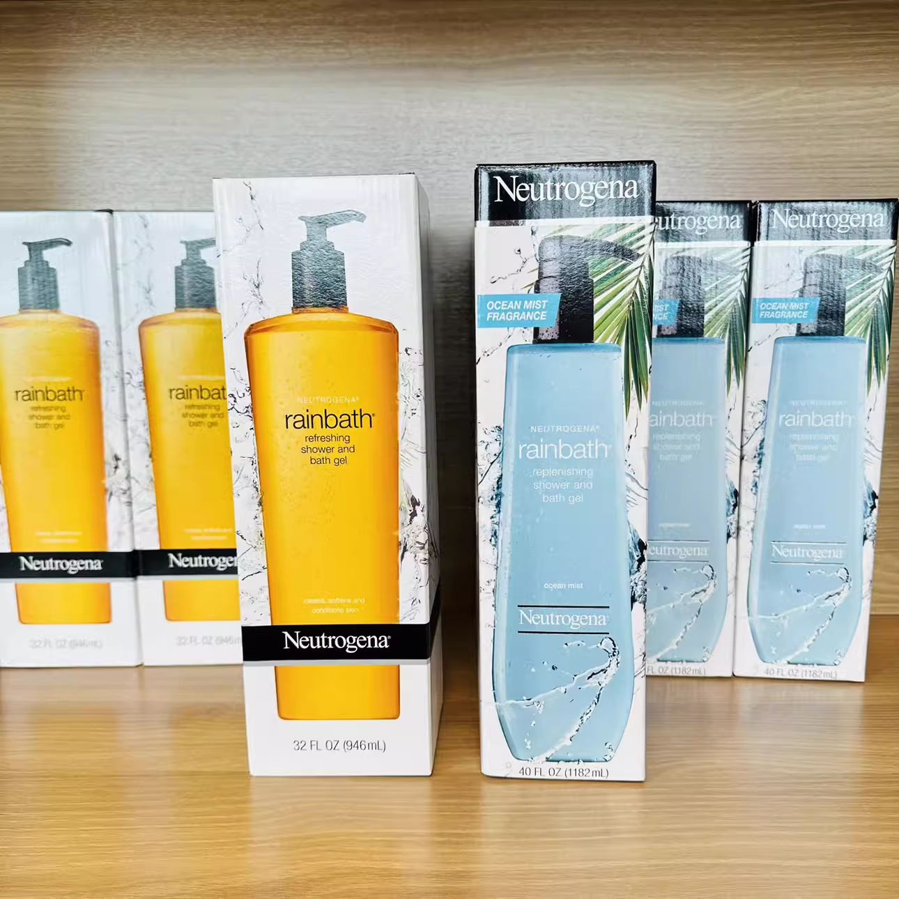 Neutrogena 露得清水果草本/海洋清新滋潤沐浴露