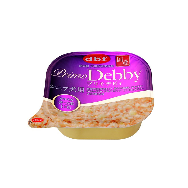 D.B.F  Primo Debby 老犬用 雞胸肉雞肝紅薯 濕糧 95g