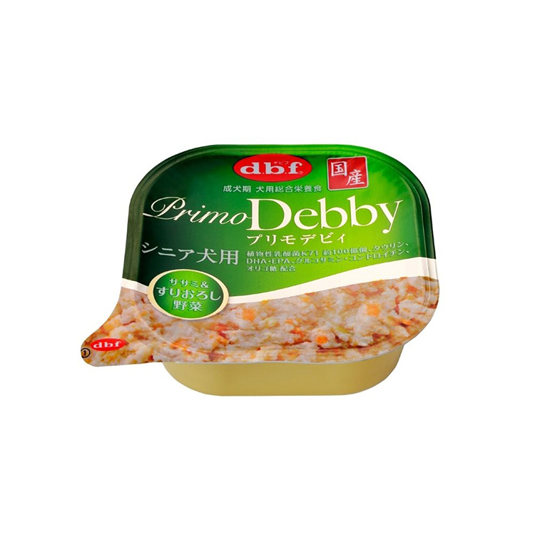 D.B.F  Primo Debby 老犬用 雞肉雞肝野菜濕糧 95g