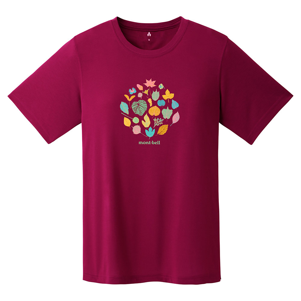 montbell: 快乾透氣 Wickron T Women's Mountain Leaves
