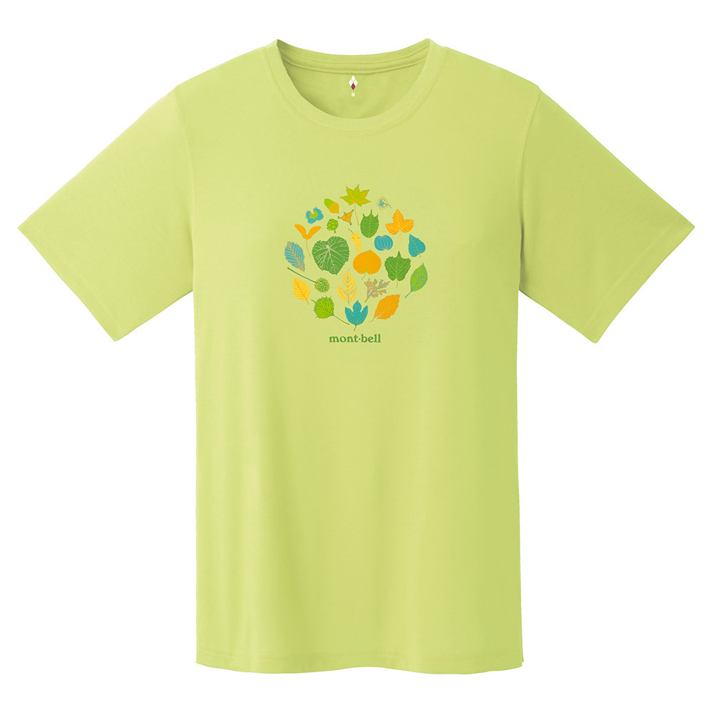 montbell: 快乾透氣 Wickron T Women's Mountain Leaves