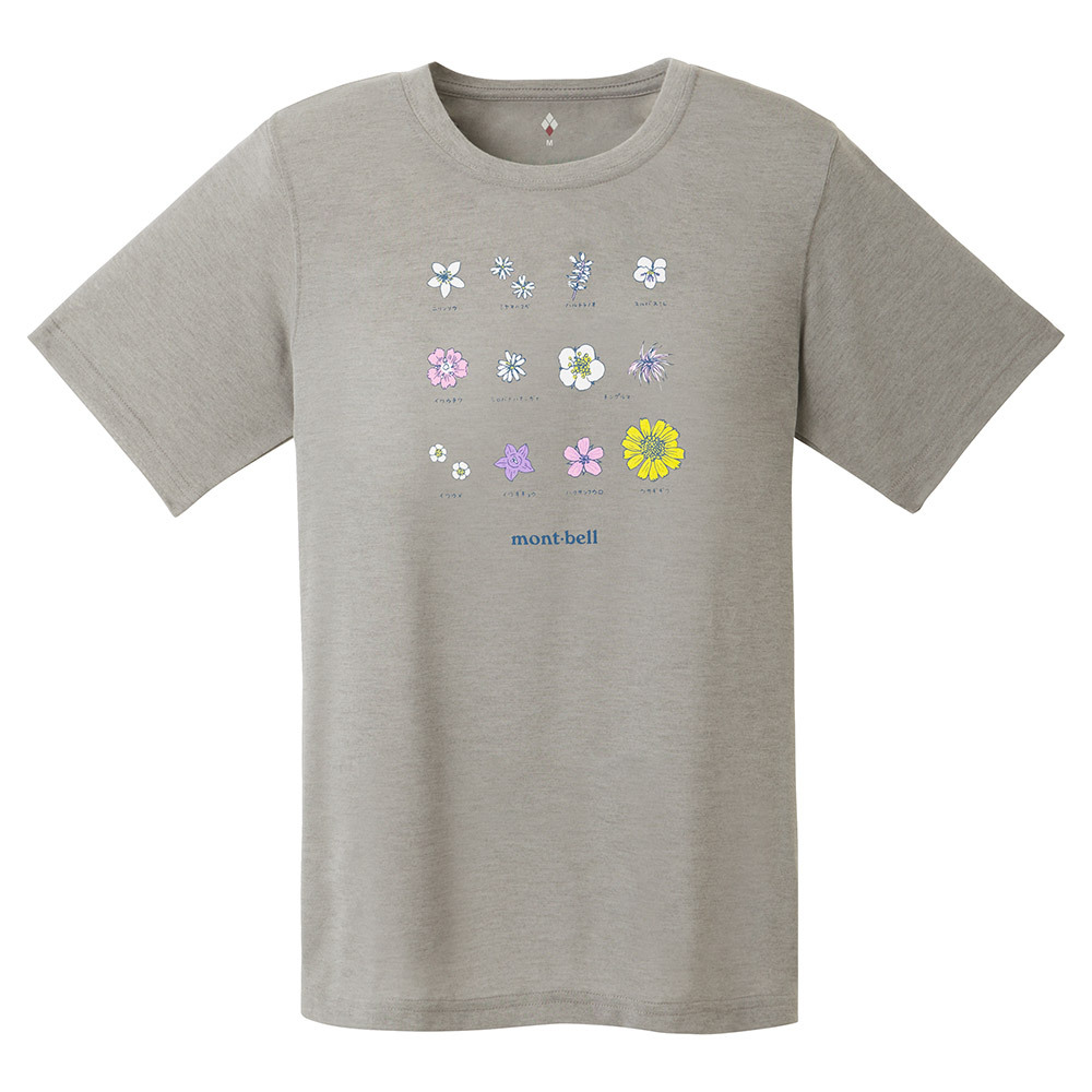 montbell: 快乾透氣 Wickron T Women's Mountain Wildflowers