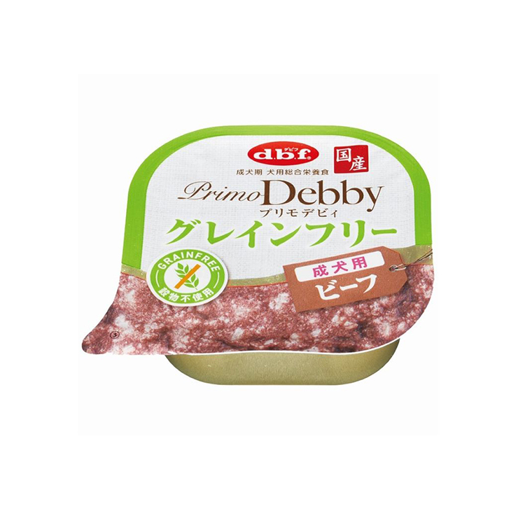 D.B.F Primo Debby 成犬用 無殼物 牛肉濕糧 95g