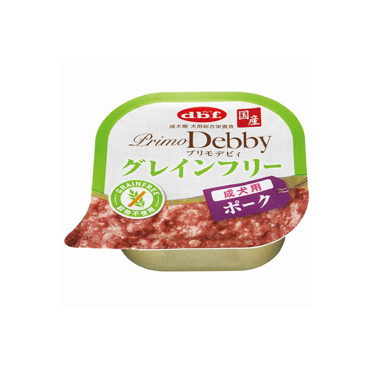 D.B.F Primo Debby 成犬用 無殼物 豚肉濕糧 95g
