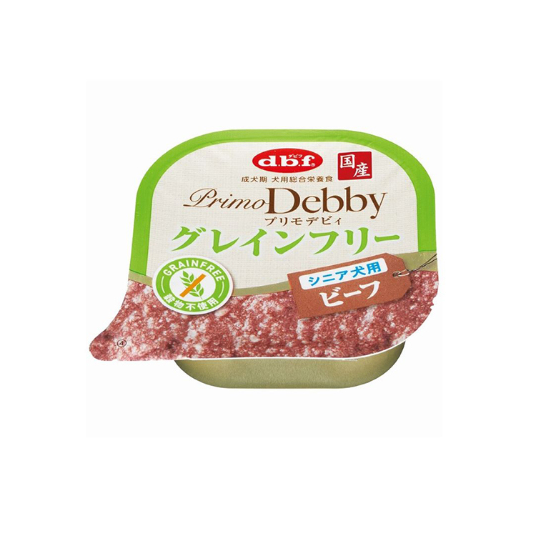 D.B.F Primo Debby 高齡犬用 無殼物 牛肉濕糧 95g