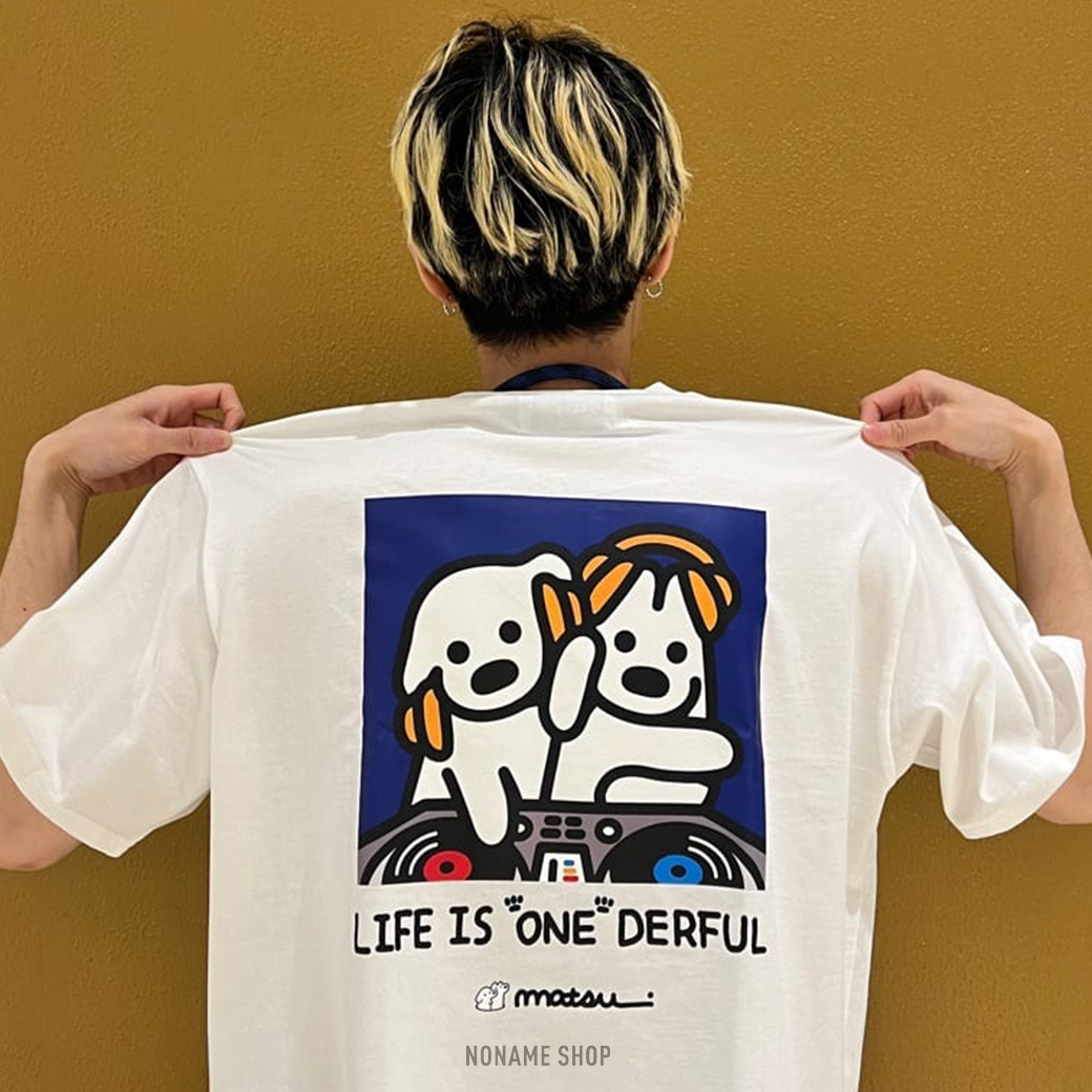 MATSUI X FREAK'S STORE 松井先生 別注款 「DJ」狗狗圖案 短踢 三色 (男款)