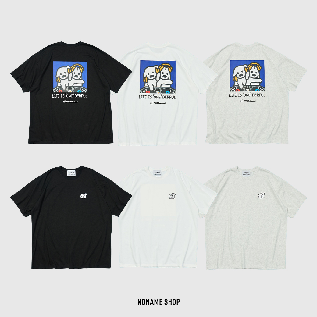 MATSUI X FREAK'S STORE 松井先生 別注款 「DJ」狗狗圖案 短踢 三色 (男款)