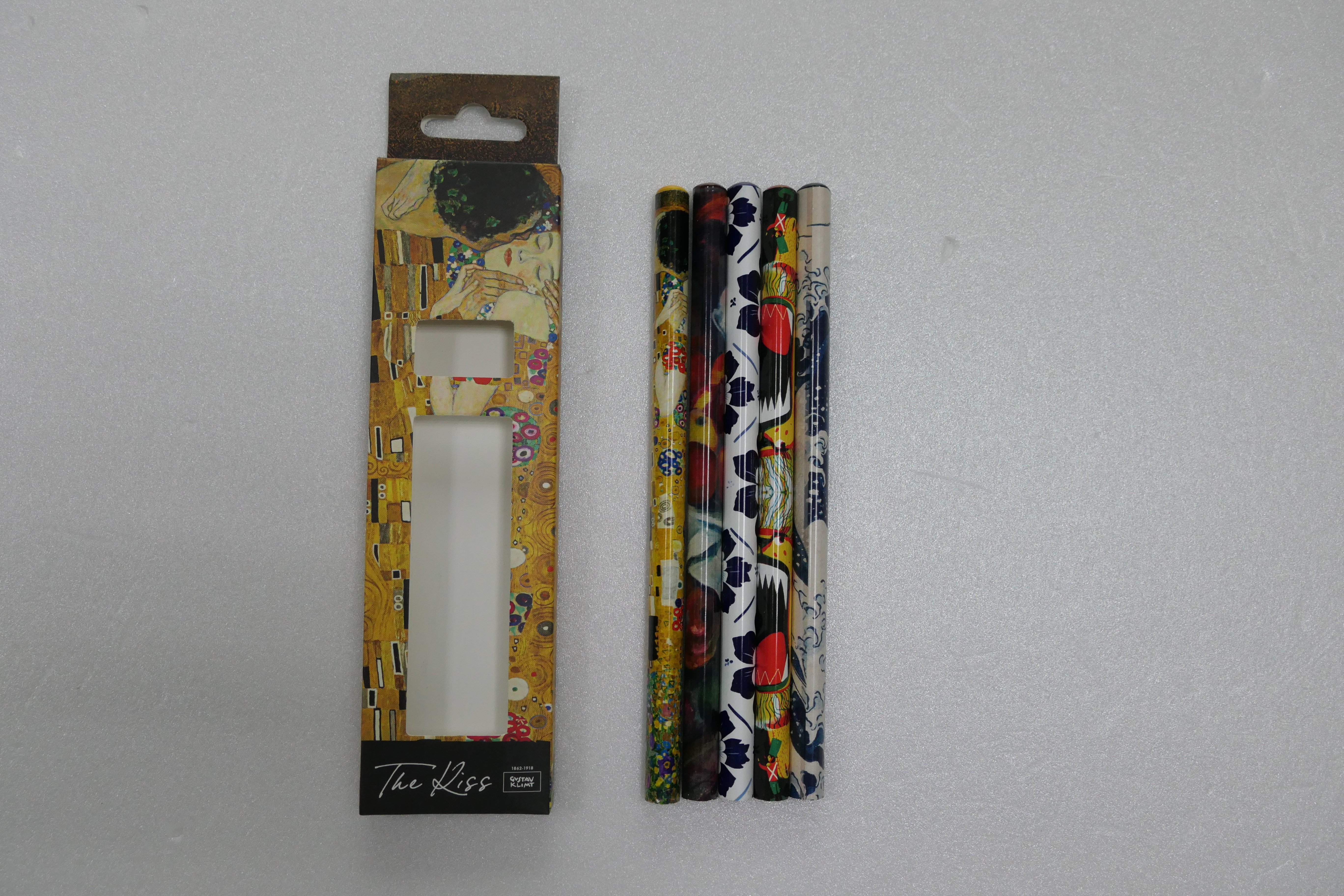 藝術5入鉛筆組《吻》