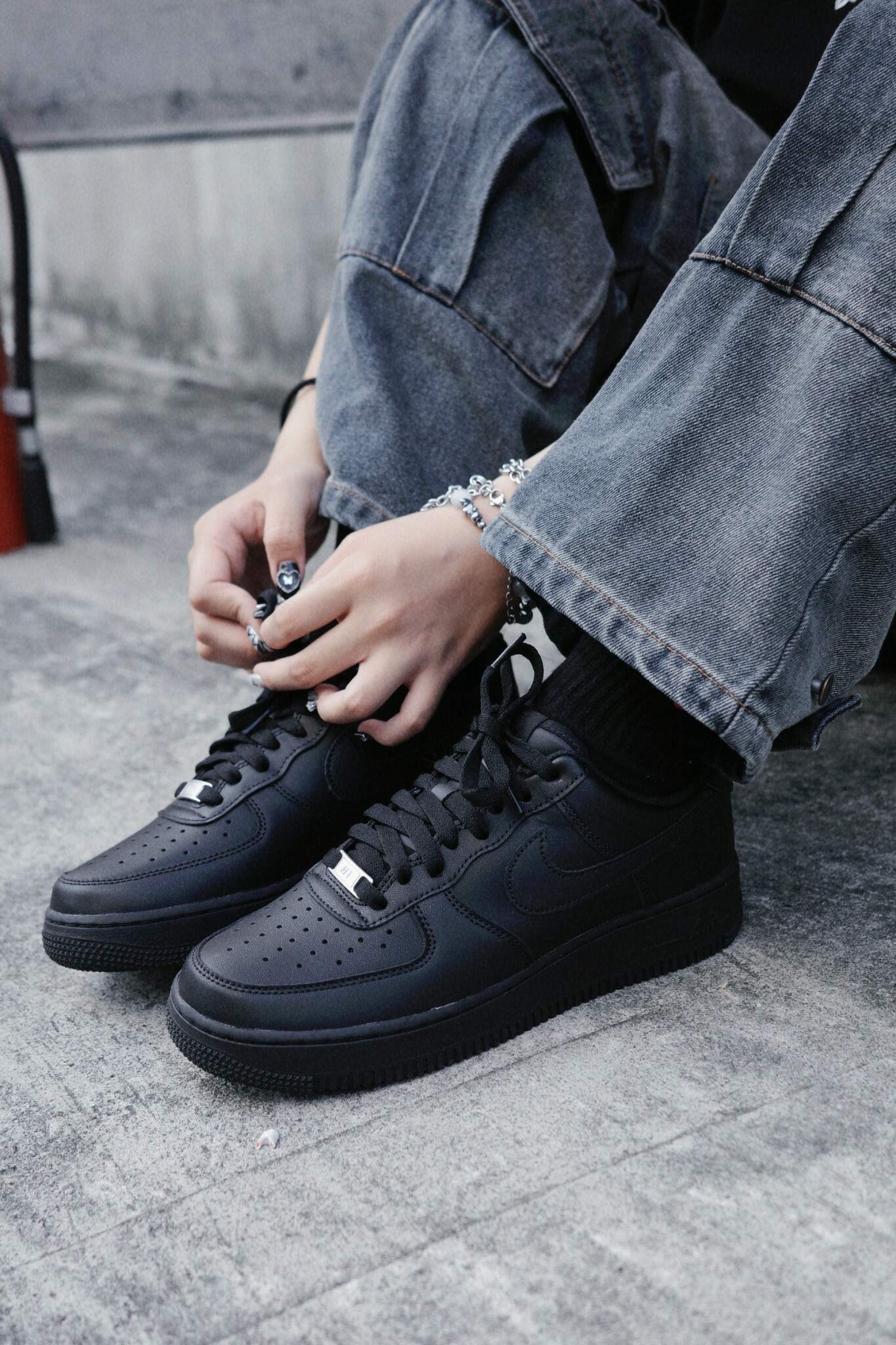 Nike Air Force 1 low 07 全黑 男鞋 cw2288-001 黑武士 全黑Force