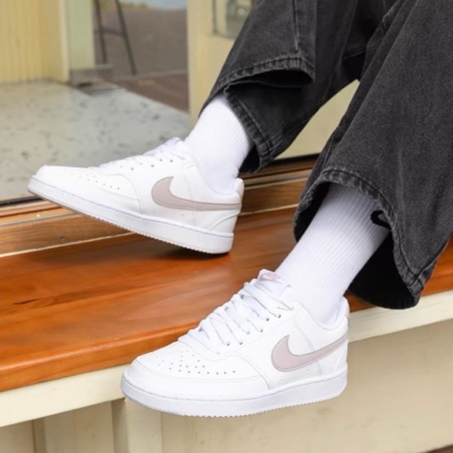 NIKE COURT VISION LO NN 櫻花粉 藕粉 DH3158-109