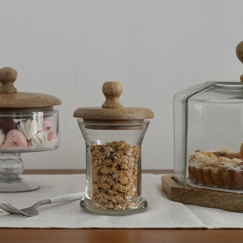 日本 magnet WAFFEL'S 木頭玻璃罐【Ｓ】