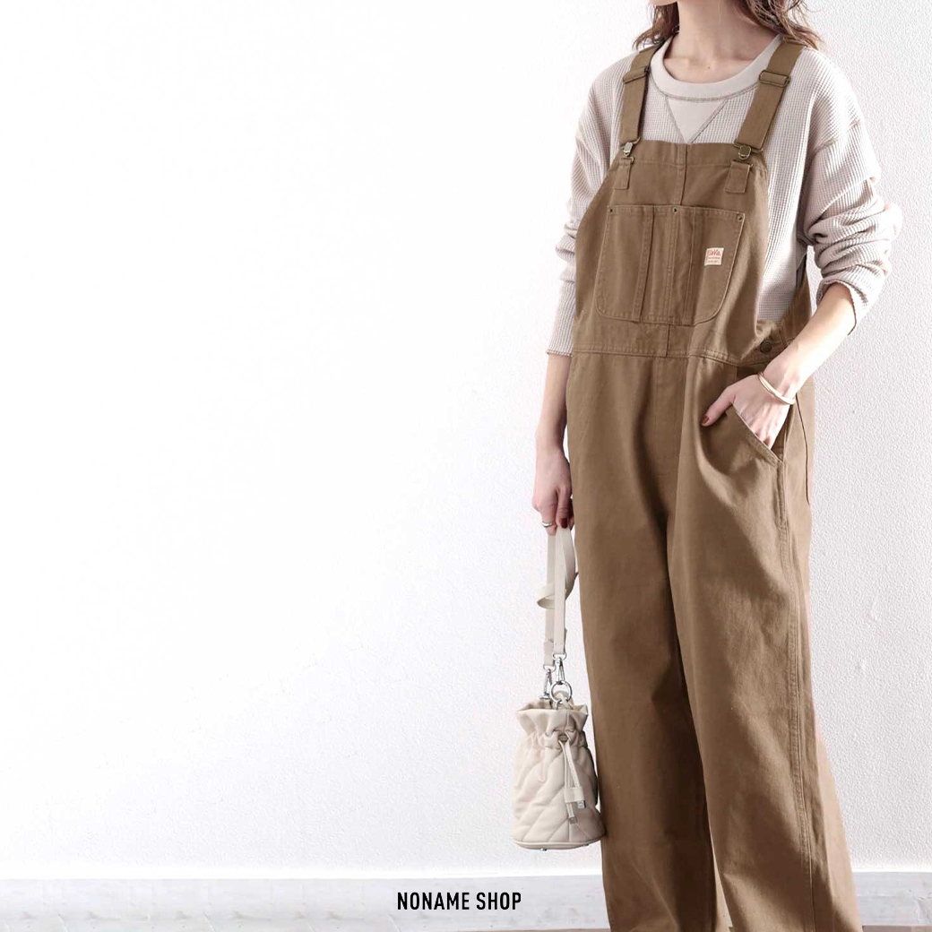 java 日系 經典 復古 工裝 吊帶褲 四色 (女款)