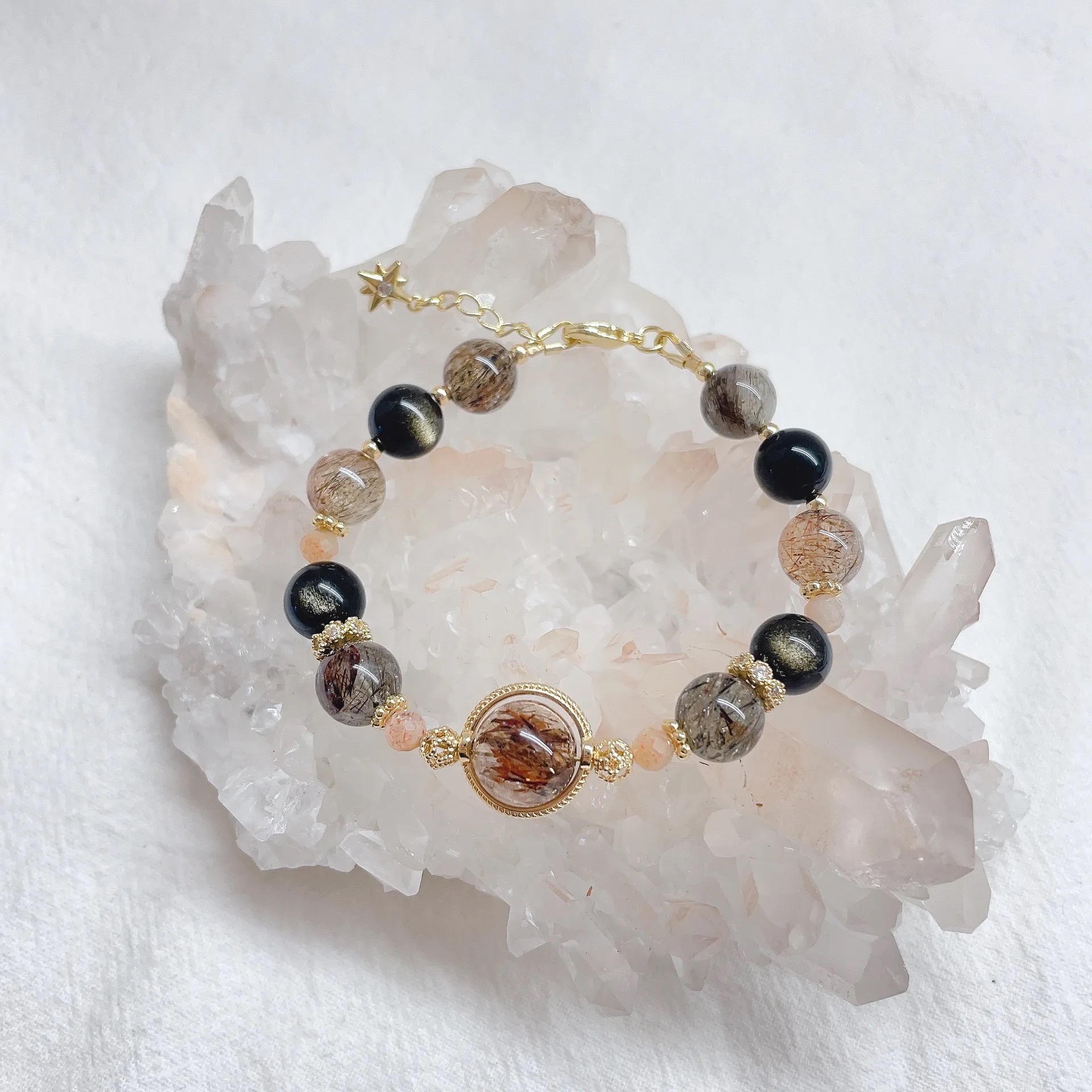 全能量 | 黑曜金超七 | 圓珠款《原附扣式：龍蝦扣》