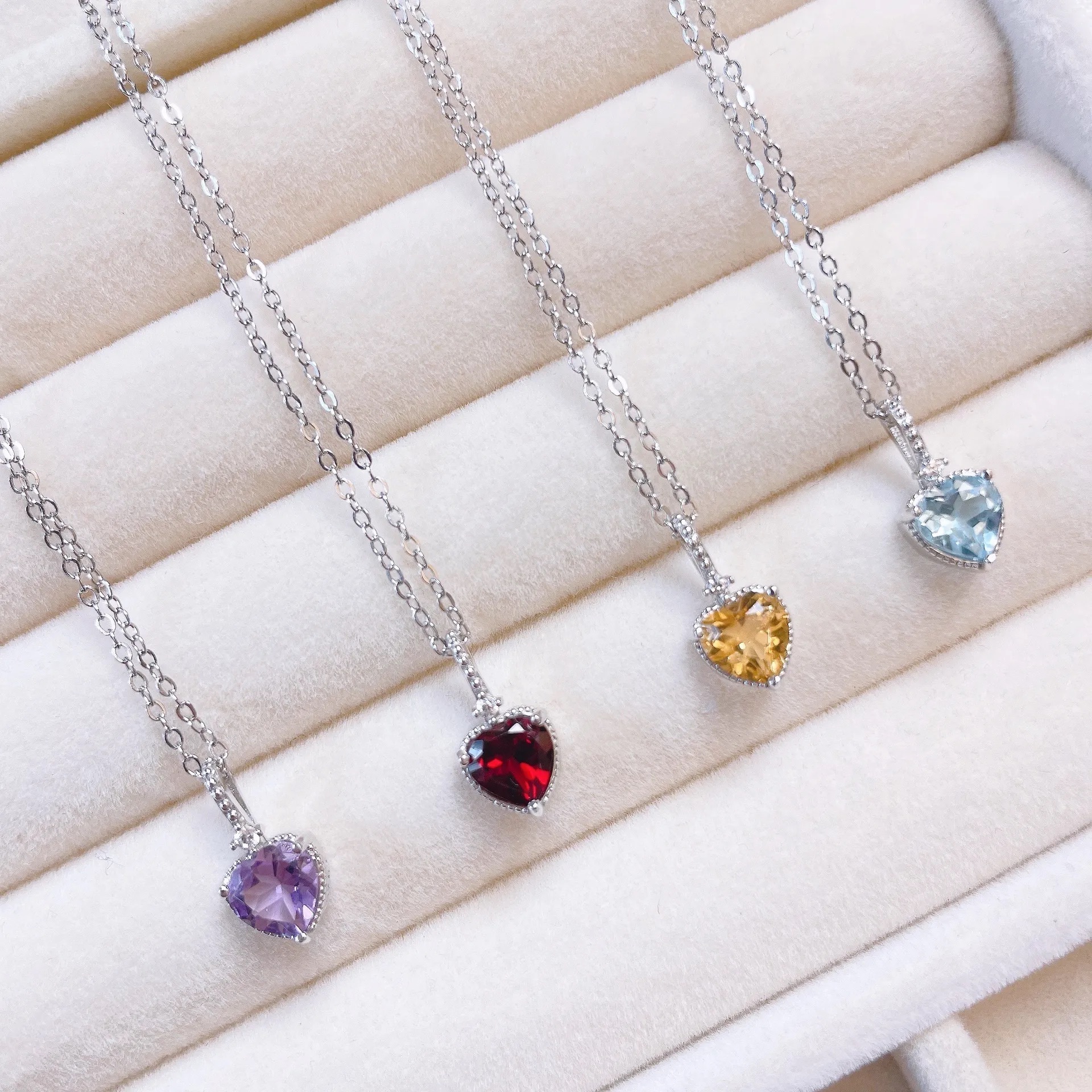 心心相印 | S925銀項鍊 | 四色