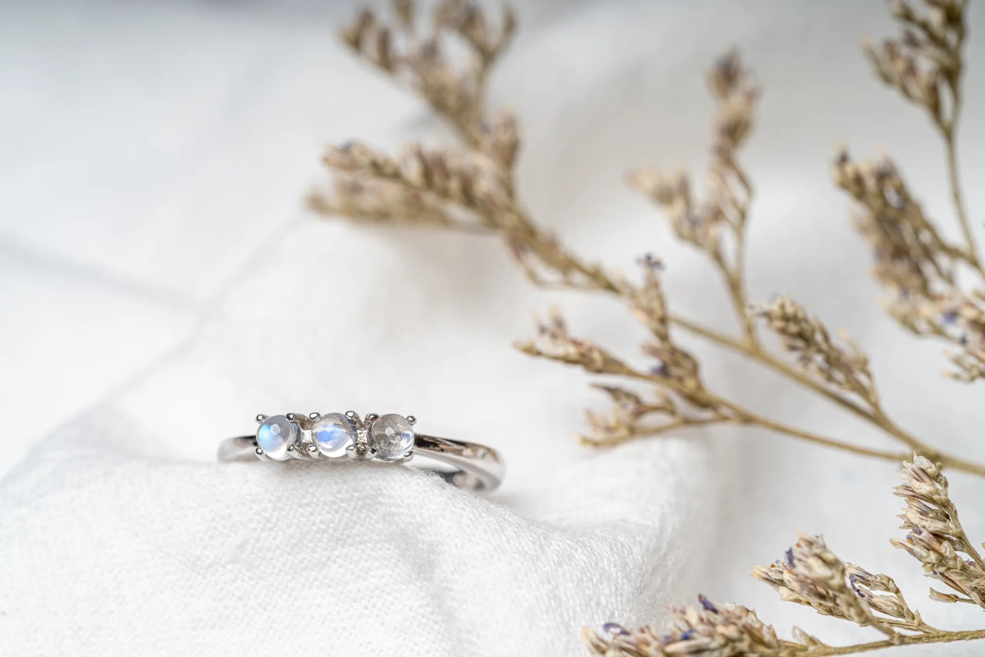 S925銀戒指 | 守護 | 月光石 | 六月誕生石