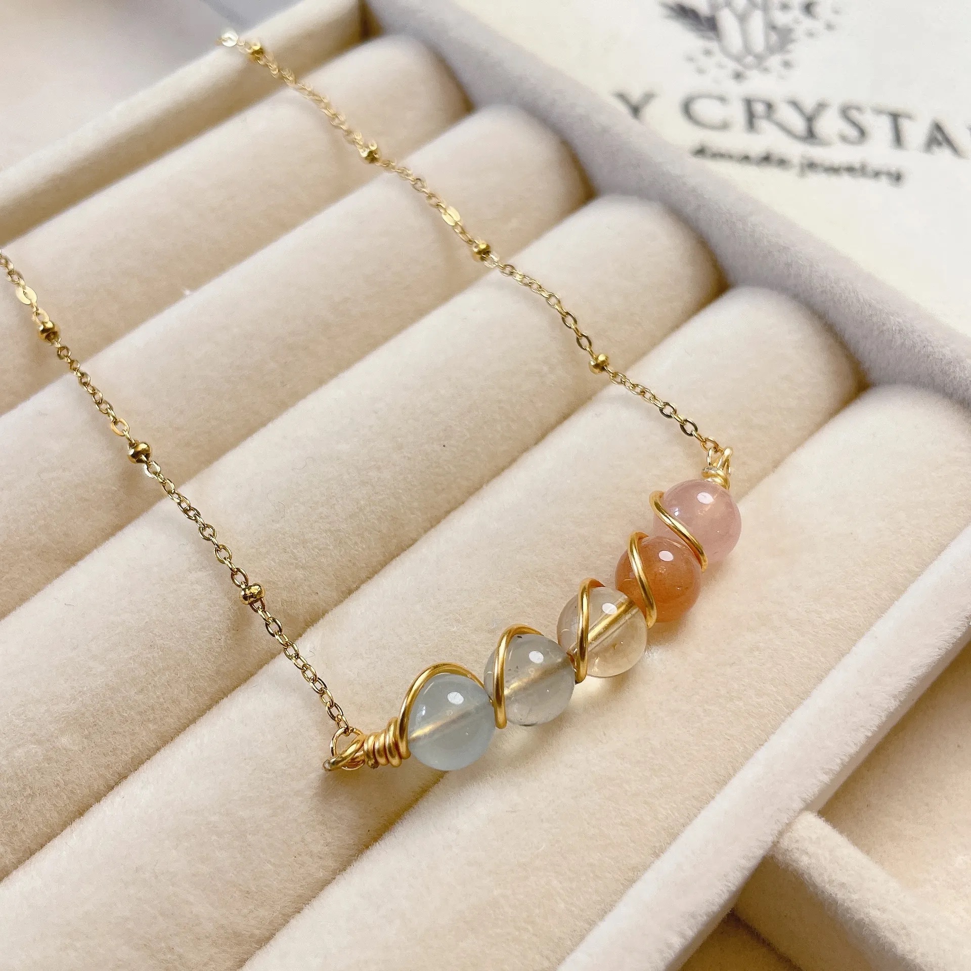 客製｜自選能量 ｜手作微笑項鍊