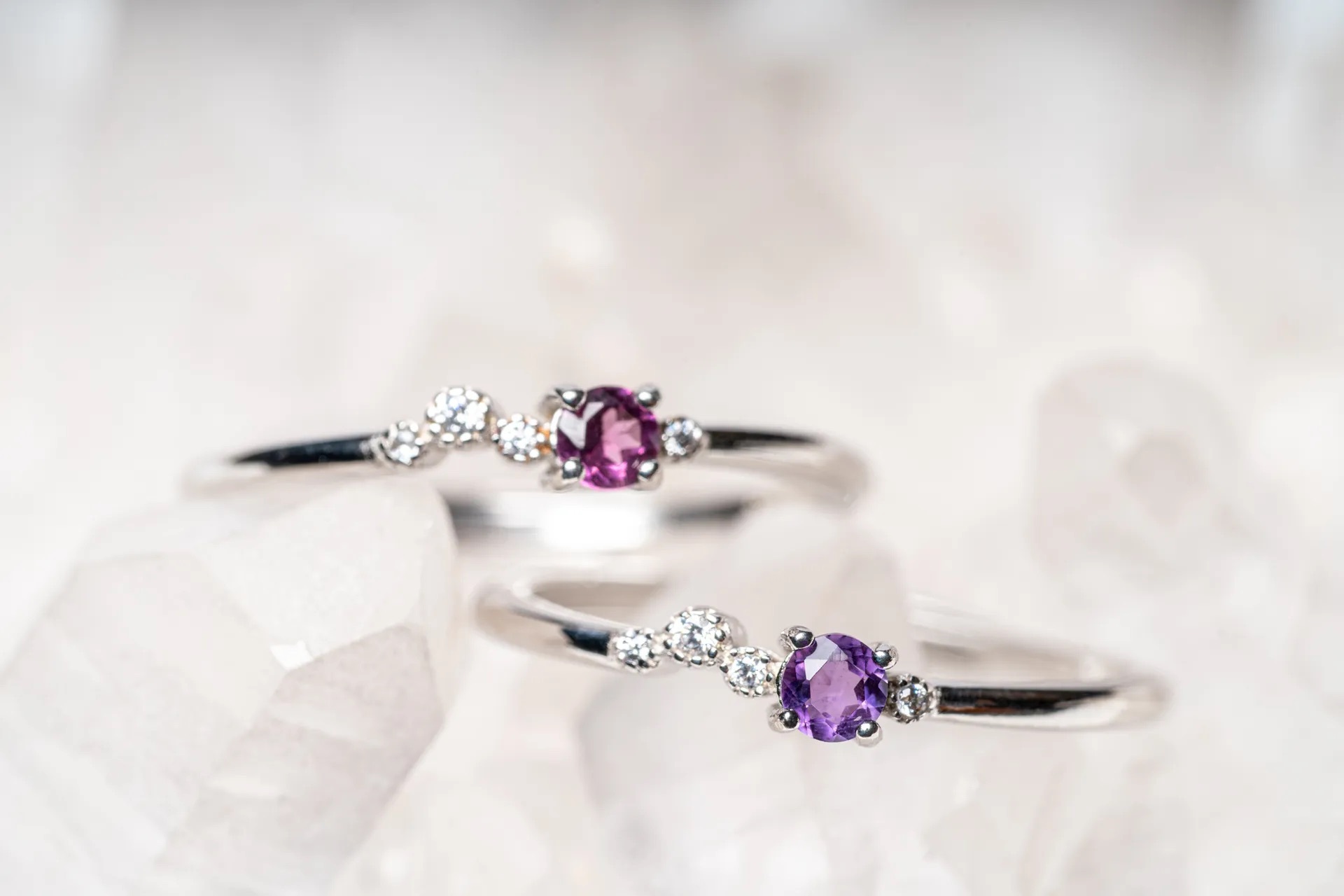 S925銀戒指 | 星光｜六色