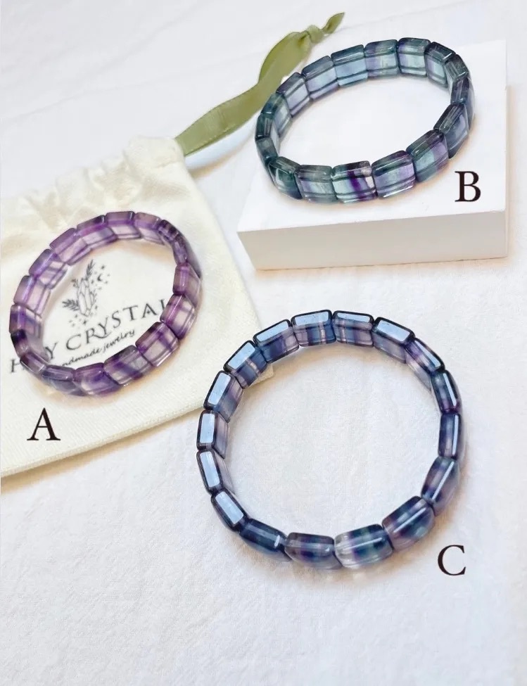 渲染彩虹螢石手牌《彈力繩款》